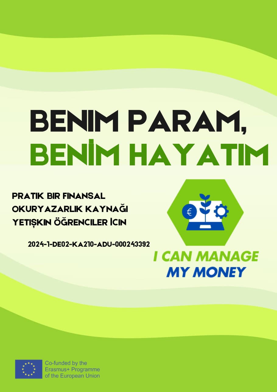 “My Money, My Life” rehberinin kapak sayfası, Türkçe sürüm